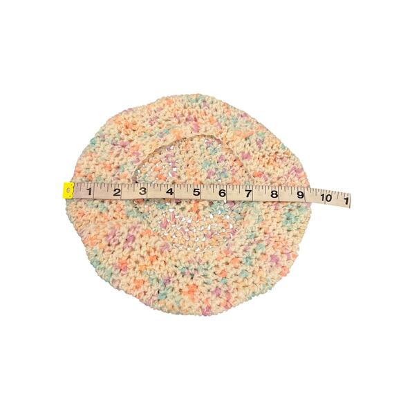 Handmade Crocheted Beret & Scarf Set Little Girls 4-6X - Picture 3 of 5